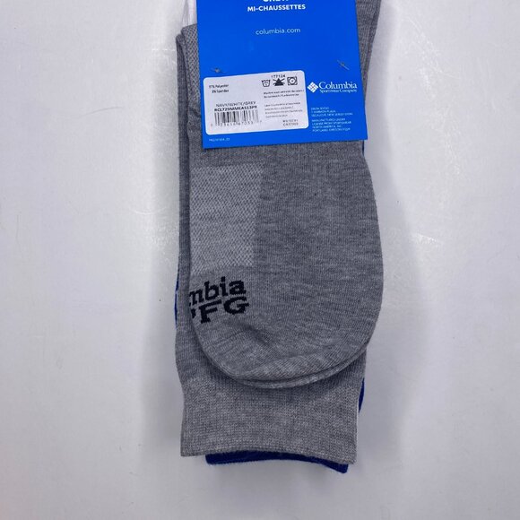 Columbia PFG, NWT, 3 pairs crew socks  men's 6-12 size polygiene biostatic socks - Picture 2 of 6